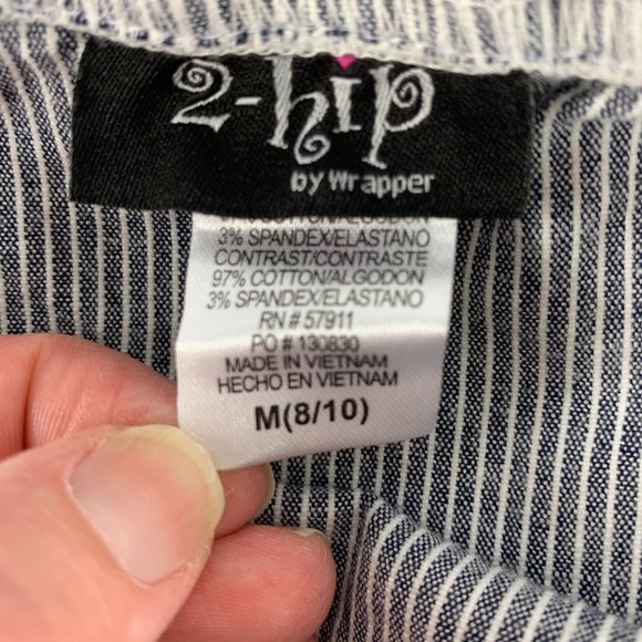 2 hip by wrapper Medium Top NWT Halter Girls Strip - Picture 5 of 5